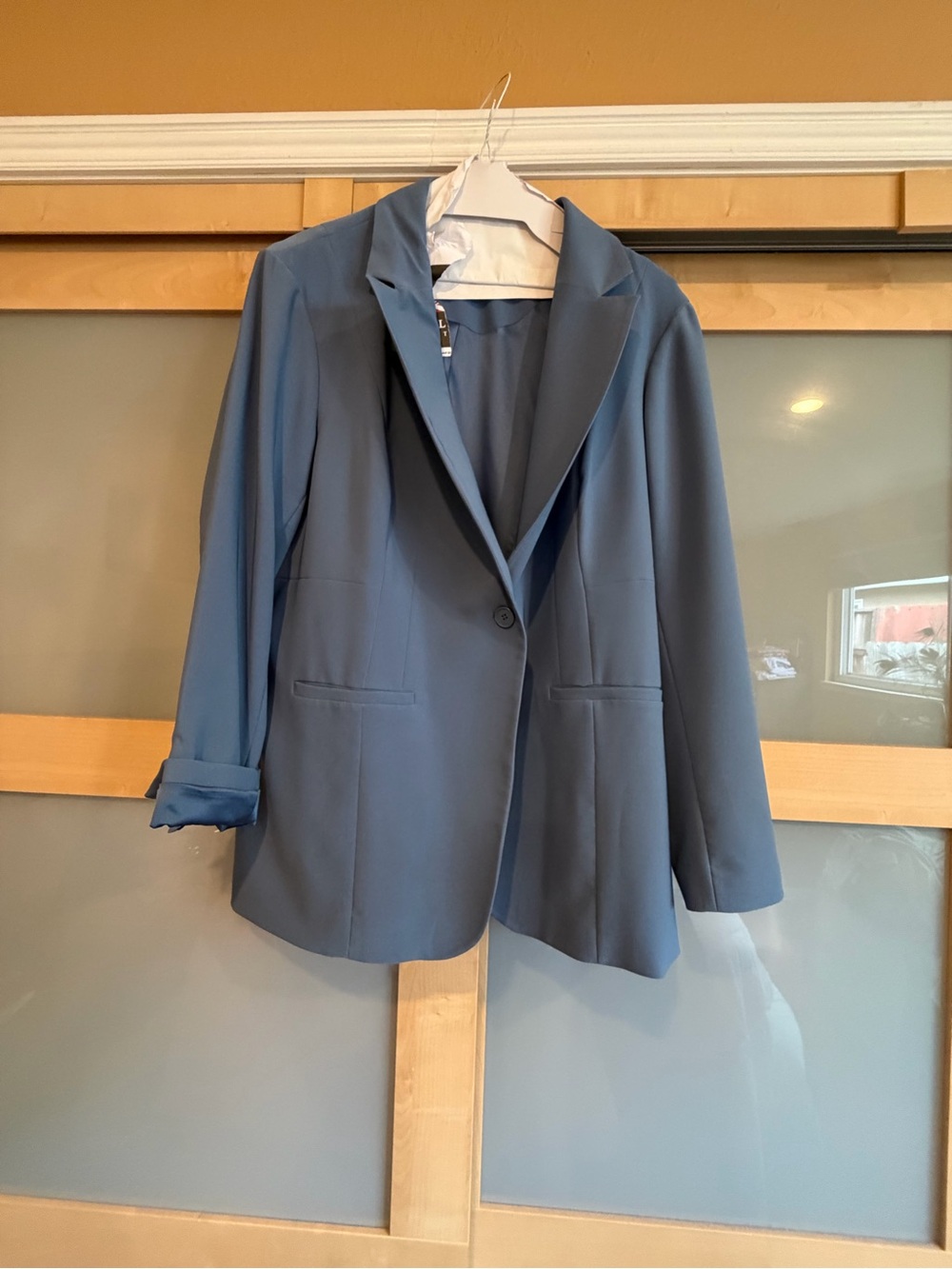 torrid Slate Blue Single-Button Blazer